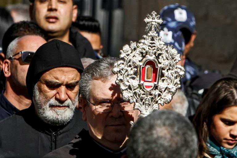 Un fragment du berceau de Jésus retourne à Bethléem