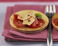 CARPACCIO DE BOEUF AU FOIE GRAS