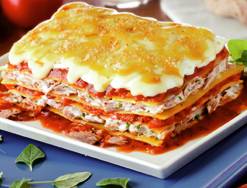 LASAGNES AU THON ET AUX LEGUMES