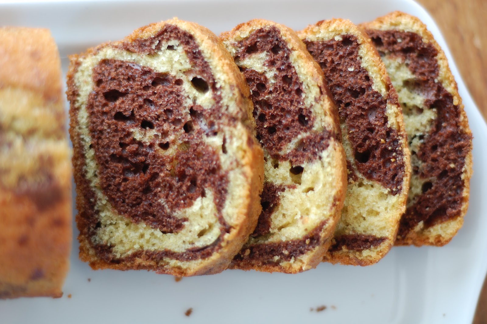 CAKE MARBRE AU CHOCOLAT