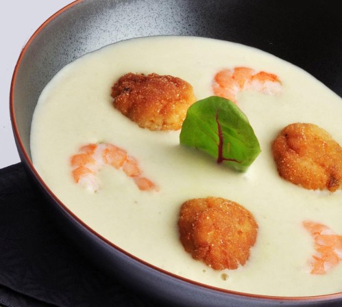 SOUPE CREVETTES, COCO ET GINGEMBRE