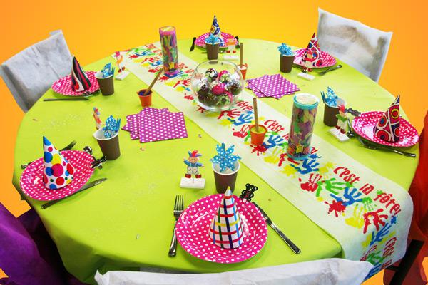 PREPARER UNE TABLE D'ANNIVERSAIRE