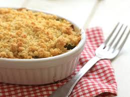 CRUMBLE DE COURGETTES AU PARMESAN