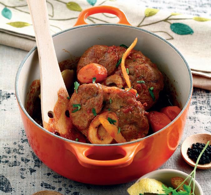 L'osso bucco de veau